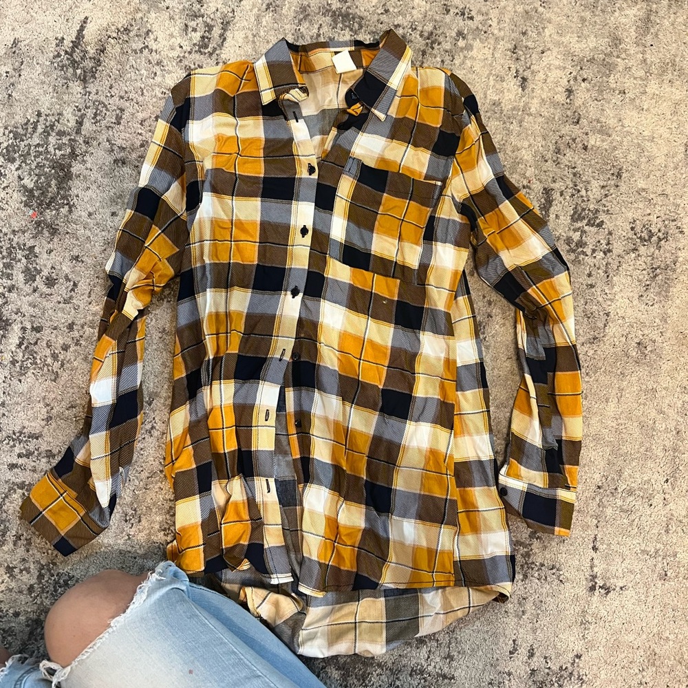 Plaid button up